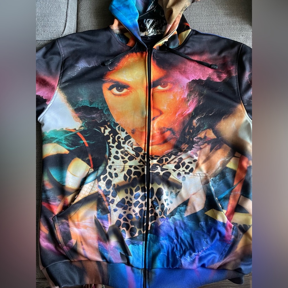 Hooded Prince Jacket with Vibrant Colors